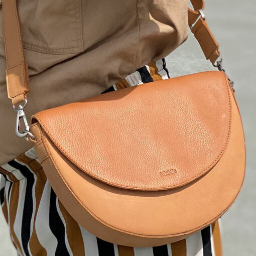Lædertaske i brun