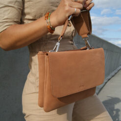 Bliv fordel Eftermæle Clutch og taske | crossover taske læder, brun Mirissa - MicMic