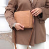 Chitwan lædertaske i brun