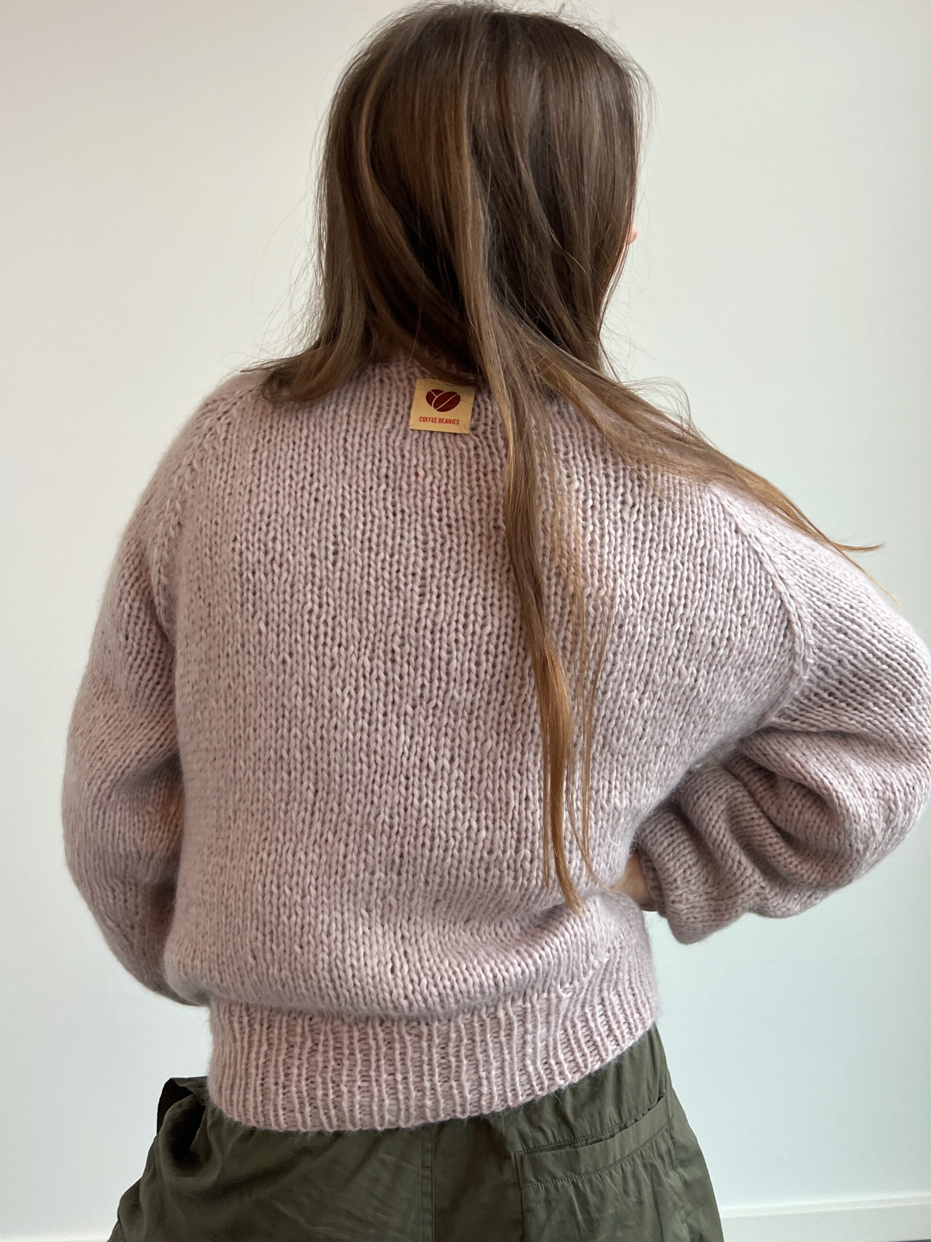 Billede af Uld/alpaca sweater - Sart rosa