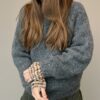 Uld/alpaca sweater I grå